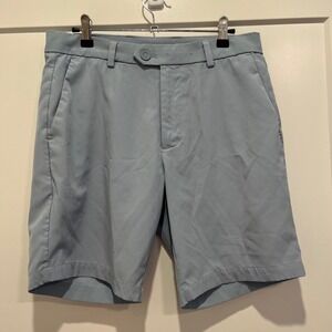 G/FORE Mens Performance Golf Shorts Light Blue Size 30 Athletic Tech Stretch